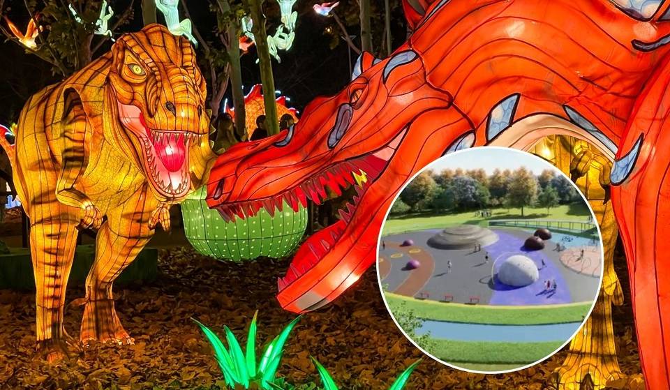 Phosphorescent dinosaurs, wind tunnel and FREE galactic experience: this is what the largest Utopia in CDMX will be like.