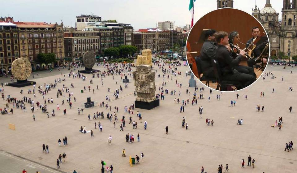 Habrá concierto con música de Mozart y Beethoven en el Zócalo este fin de semana