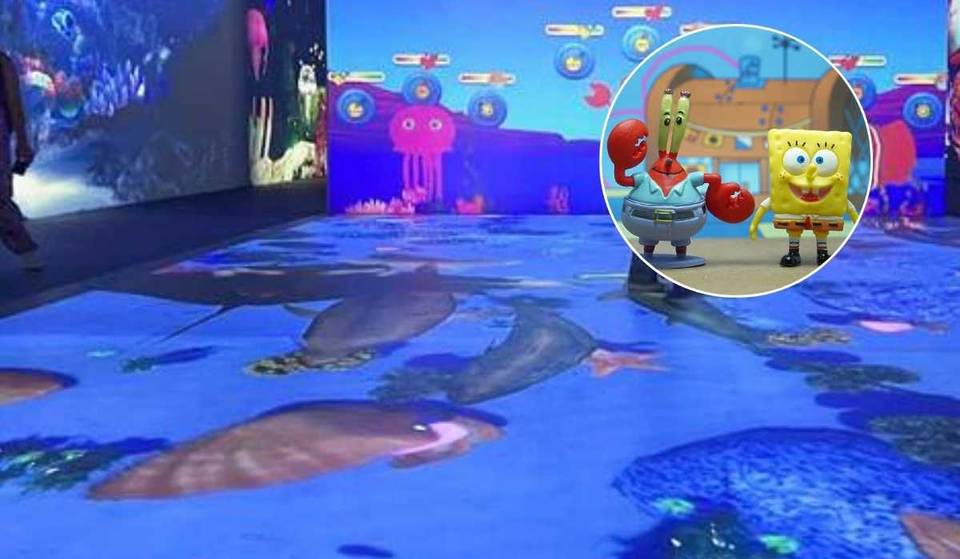 Lánzate a ver las películas de Bob Esponja gratis en estas proyecciones inmersivas