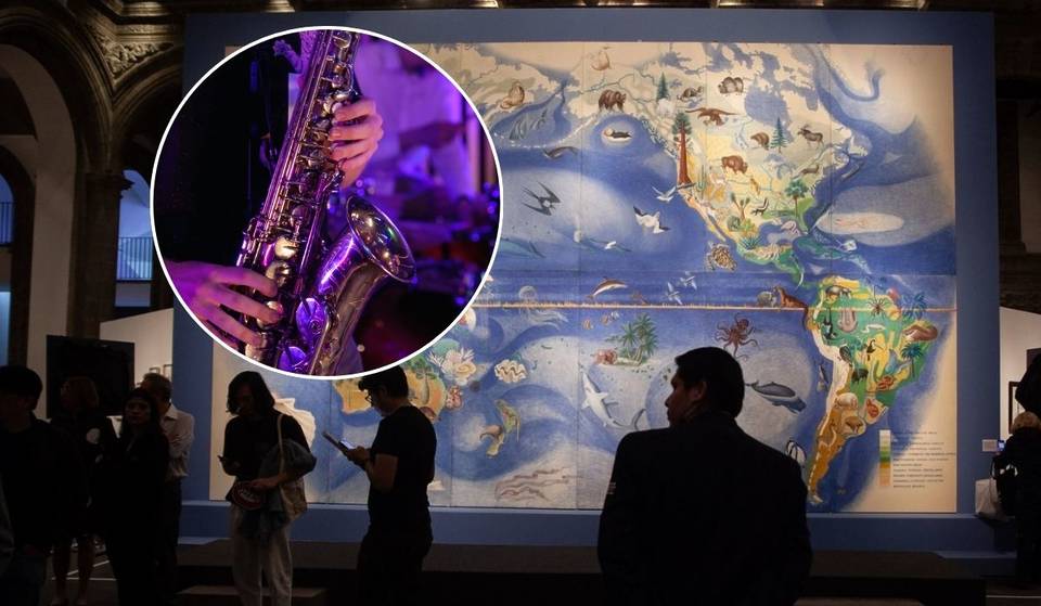 Concierto de jazz GRATIS en la Noche de Museos de julio – saxofones y arte de Miguel Covarrubias en el Centro Histórico