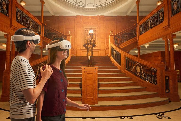 Titanic experiencia realidad virtual lentes VR