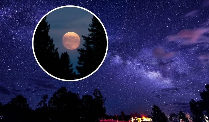 Luna de Esturión y una lluvia de meteoros iluminarán el cielo este agosto y podrás disfrutar del espectáculo sin telescopio