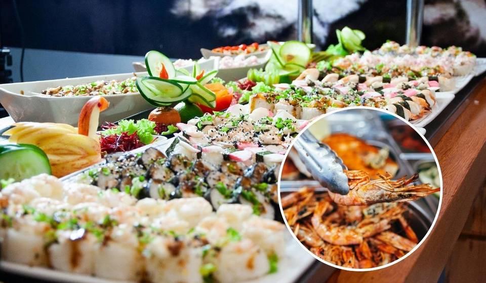 Buffet de mariscos con más de 80 platillos por $199 en CDMX: sushi, mojarras, pescado zarandeado, postre y más comida ilimitada