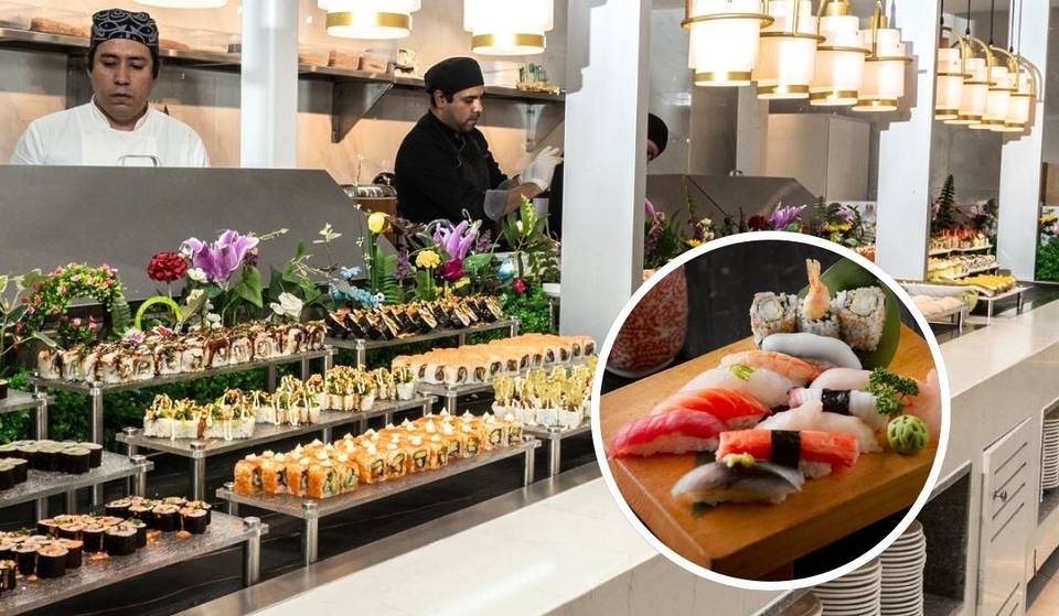 Buffet japonés con más de 200 platillos en CDMX: incluye comida argentina, mediterránea y postre ilimitado