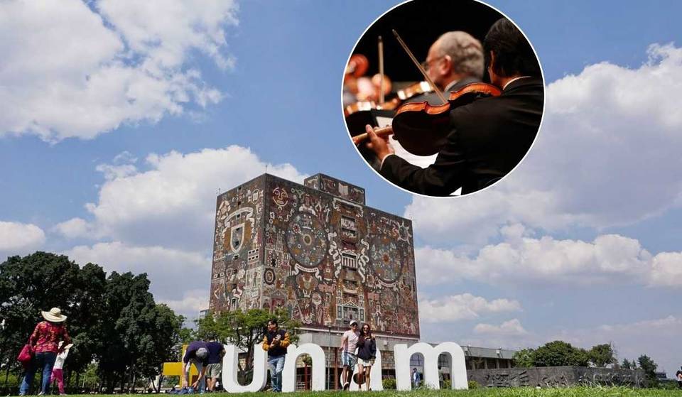 Concierto gratis en Las Islas de CU con música de Juventino Rosas, Johann Strauss y más para celebrar el aniversario de la UNAM