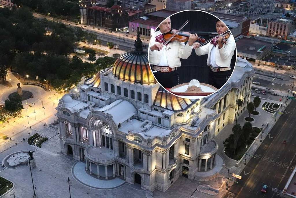 Concierto de mariachis gratis en Bellas Artes