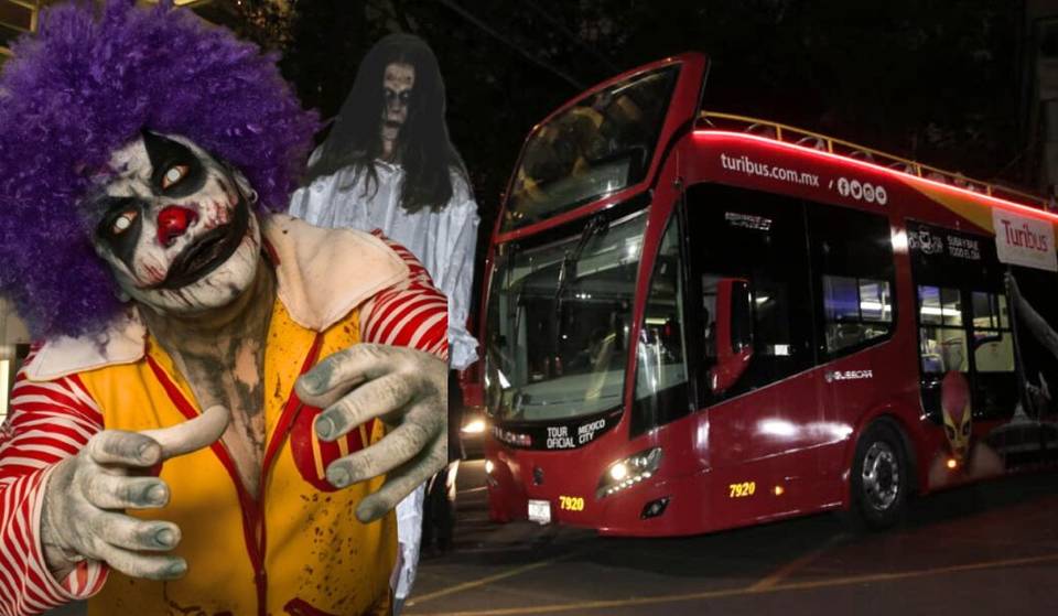 Visita las casas embrujadas de CDMX abordo de un Turibús, mientras criaturas malignas se aparecen en el recorrido