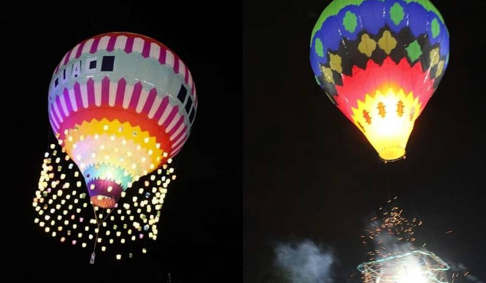 Ya viene el Festival Luz de la Serpiente con elevación nocturna de globos de cantoya: habrá conciertos GRATIS y más