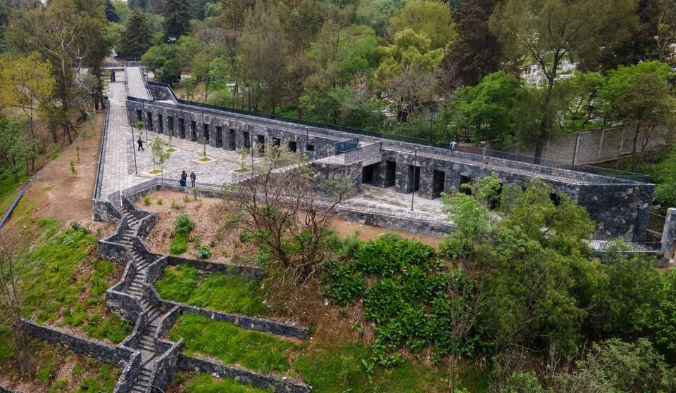 El mirador secreto con las mejores vistas al Bosque de Chapultepec: está en medio del Panteón de Dolores