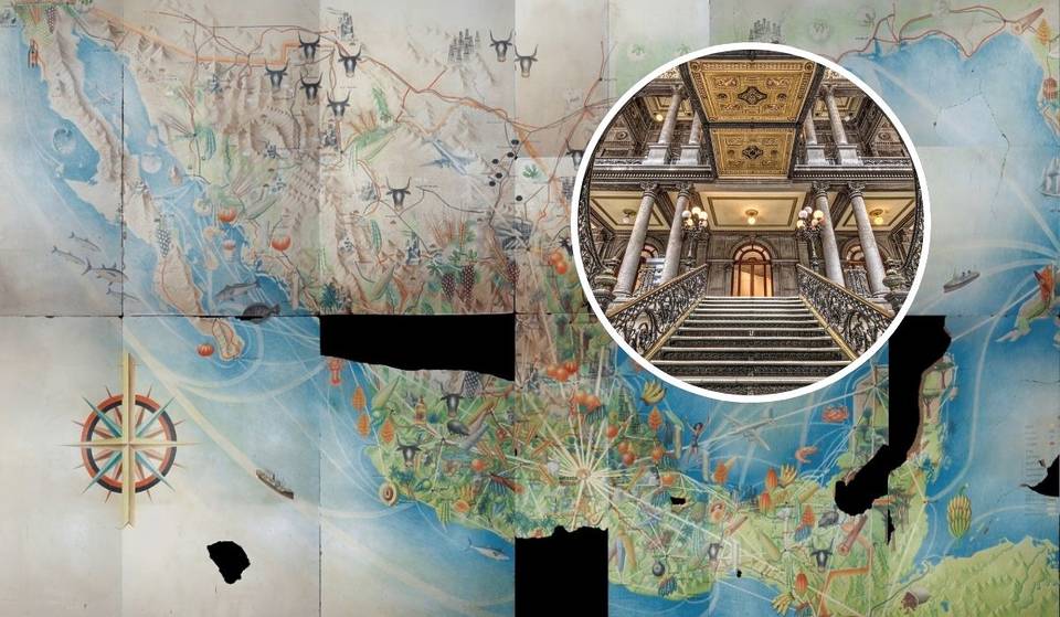 El mural de Miguel Covarrubias que se dañó en el terremoto del 85 se exhibirá muy pronto en el MUNAL