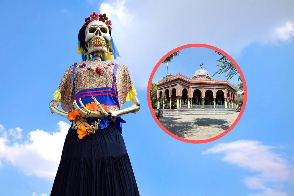 day of the dead cartonería festival kiosco morisco