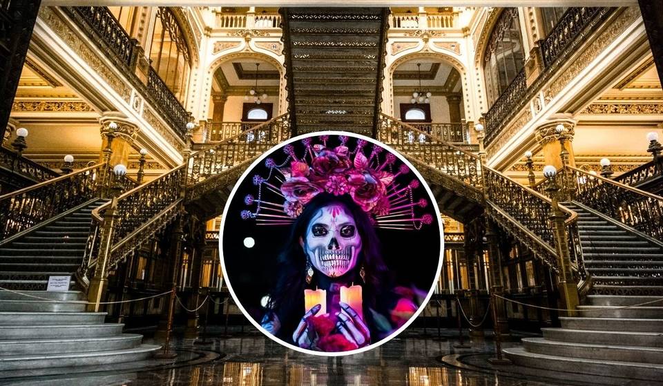 Majestuosas catrinas desfilarán en el Palacio Postal durante la Noche de Museos de octubre