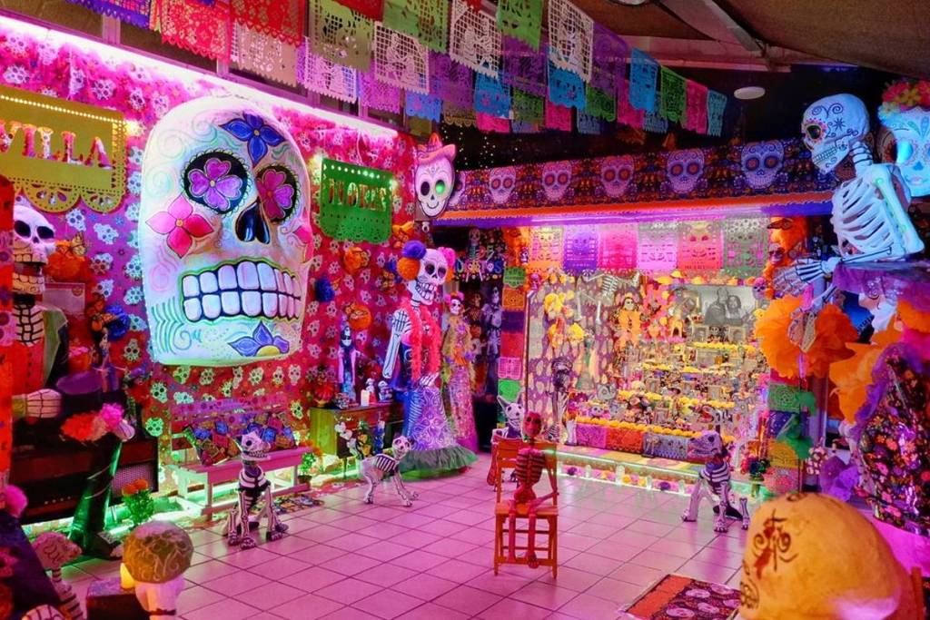 mega ofrenda patio abuelos gam