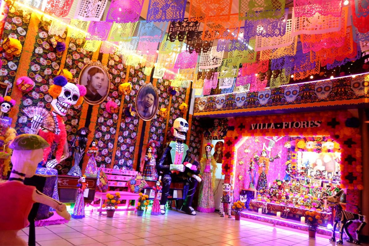 ofrenda familia villa flores