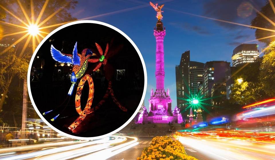 Habrá un festival de luces GRATIS en Paseo de la Reforma: verás una luna iluminada y otras piezas brillantes en el Filux 2025