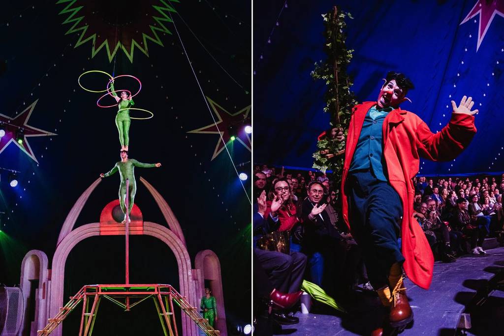 Meraki circus acrobatics clowns