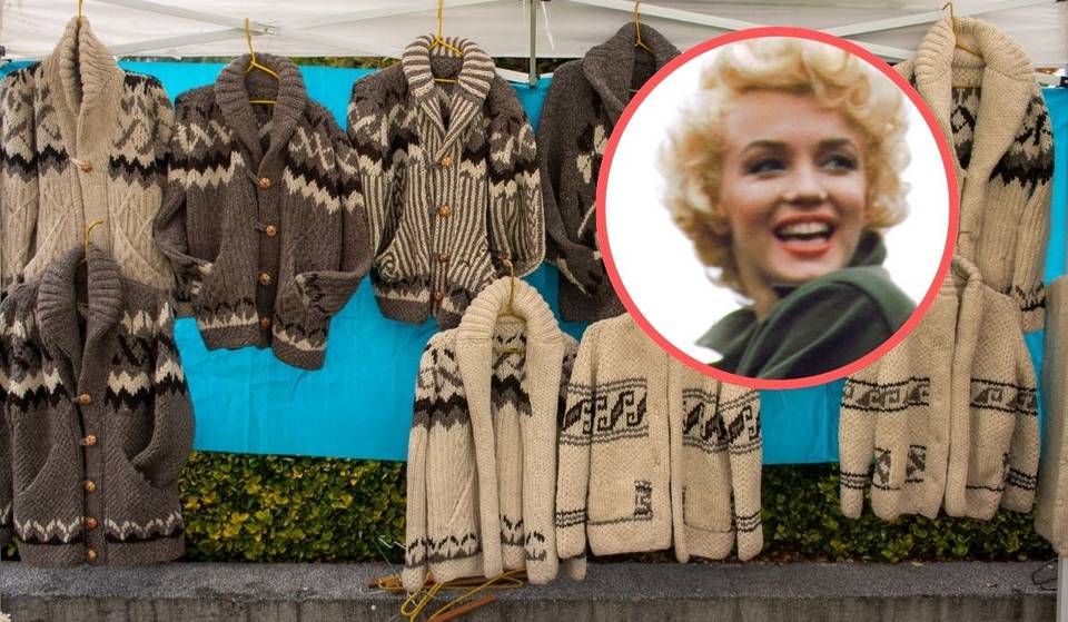 The wool sweater tianguis that you must visit during the cold season: Marilyn Monroe wore a sweater made in this town.