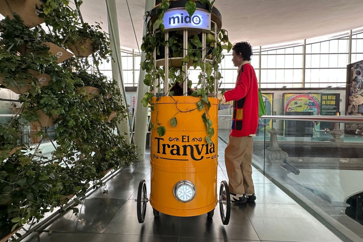 tranvía de plantas mide