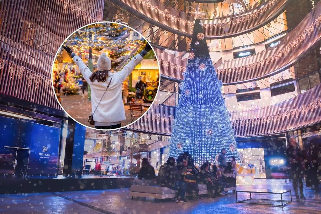 nieve artificial centro comercial mítikah cdmx