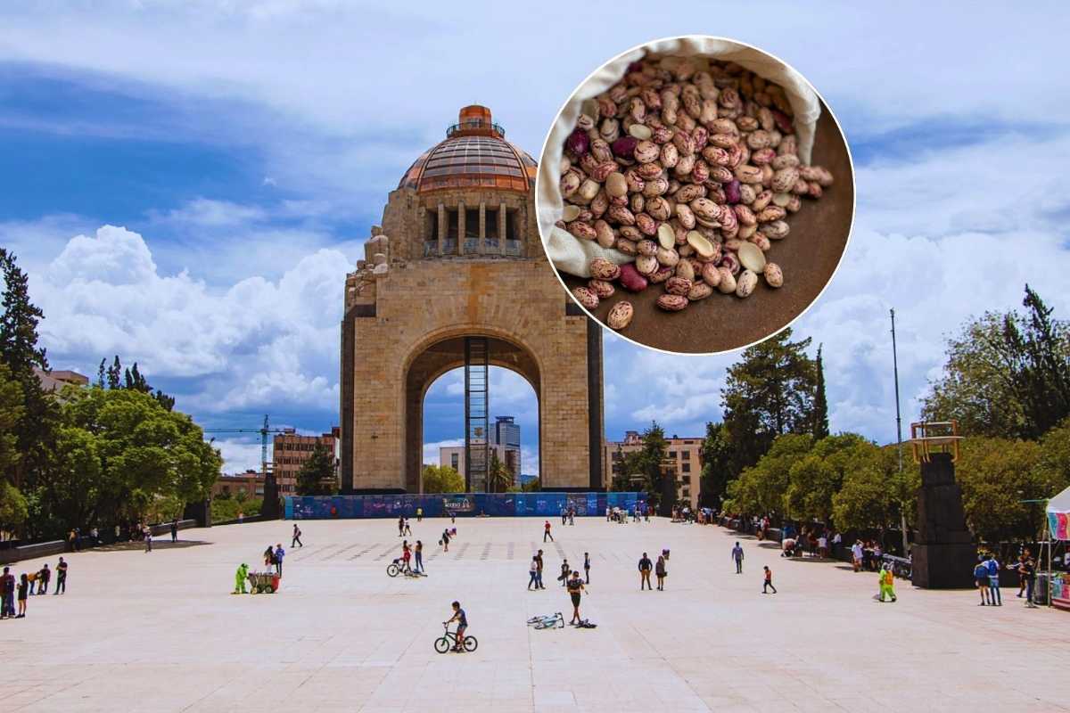 Feria del Frijol en Monumento a la Revolución