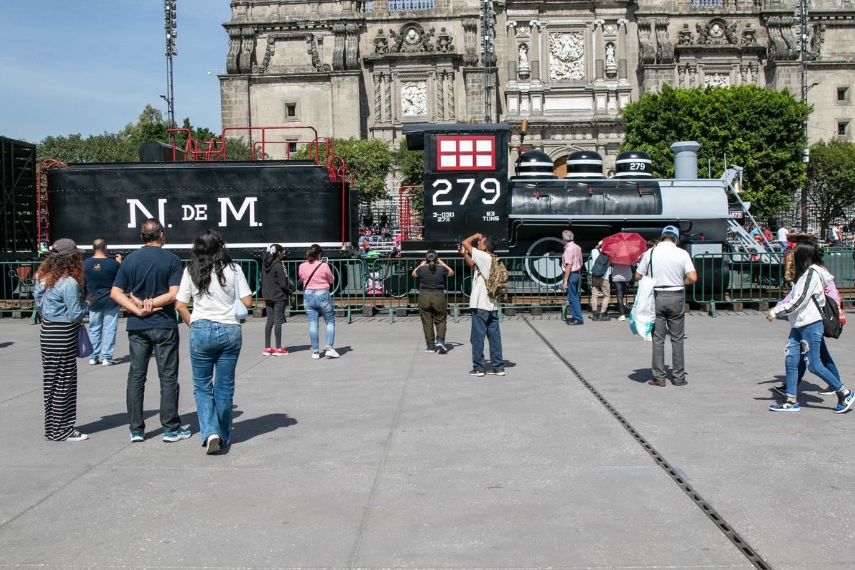 locomotora zócalo cdmx
