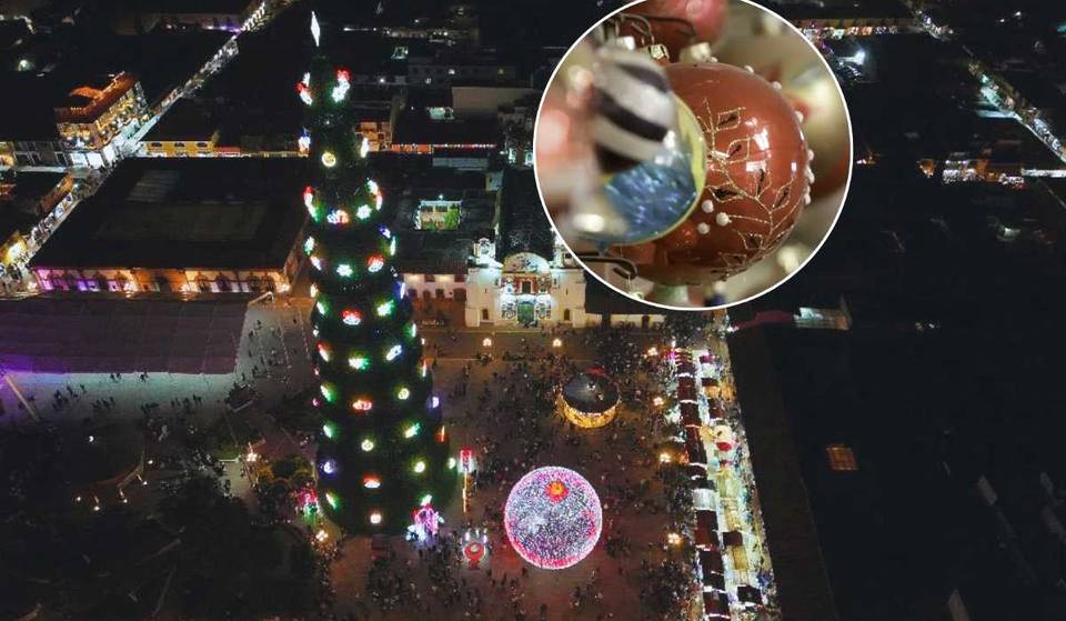 La Feria de la Esfera en Chignahuapan deslumbra este año con esferas artesanales, conciertos y hasta un desfile de bandas de música