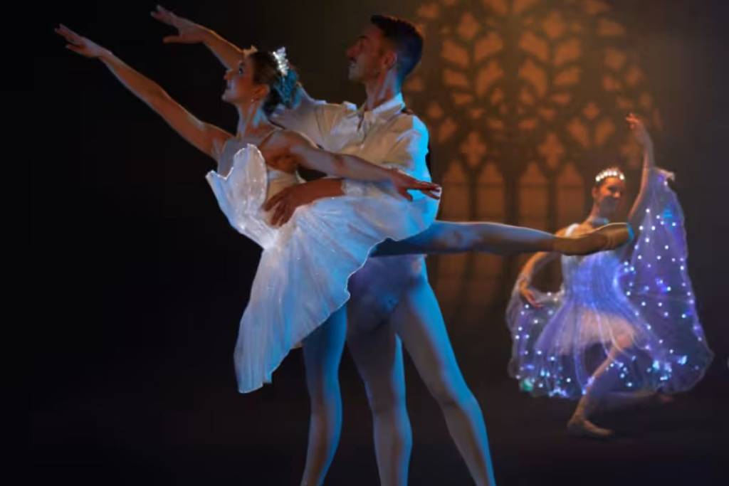 ballet of lights illuminated ballet