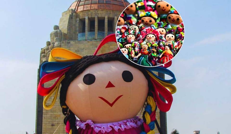 The Ar Lele doll arrives at the Monumento a la Revolución this weekend with a free fair full of color and tradition.