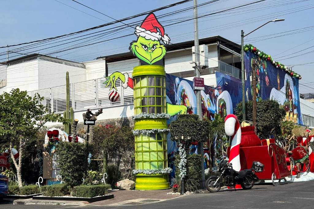 casa temática el grinch cdmx