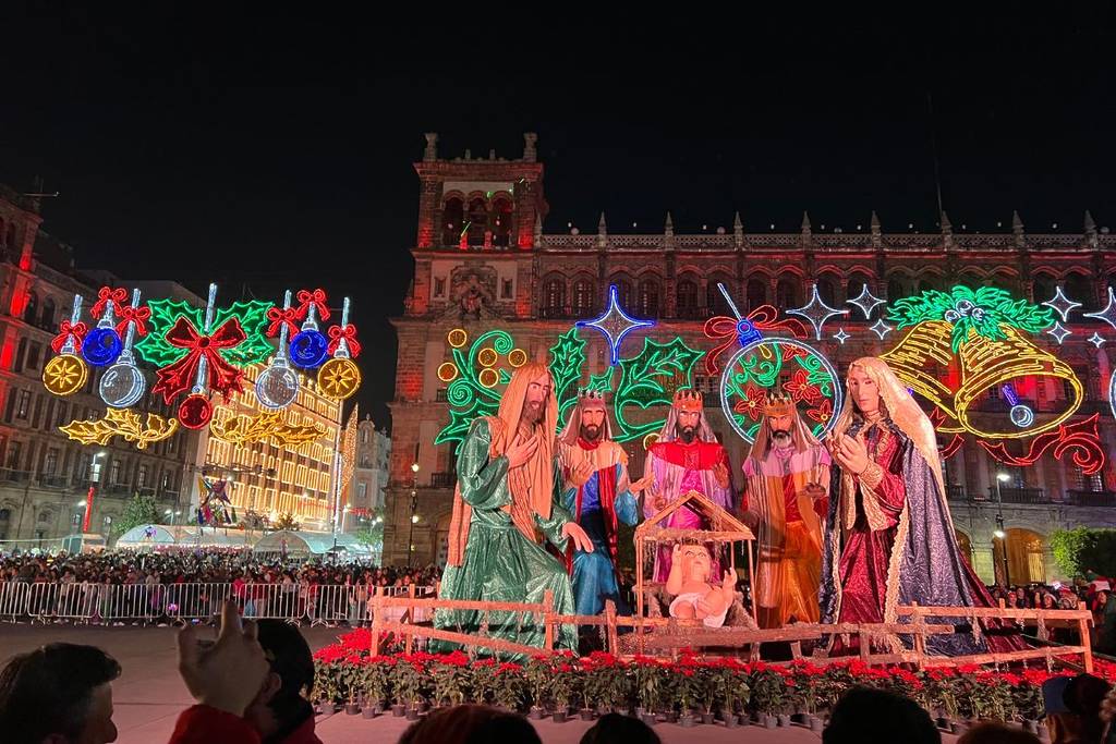 verbena navideña 2025 en el zócalo de cdmx