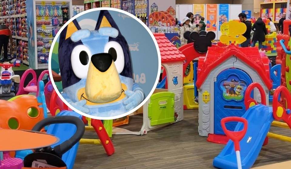 Bluey, Paw Patrol, Plim Plim y otros personajes se tomaran fotos con los peques en la expo de juguetes del WTC