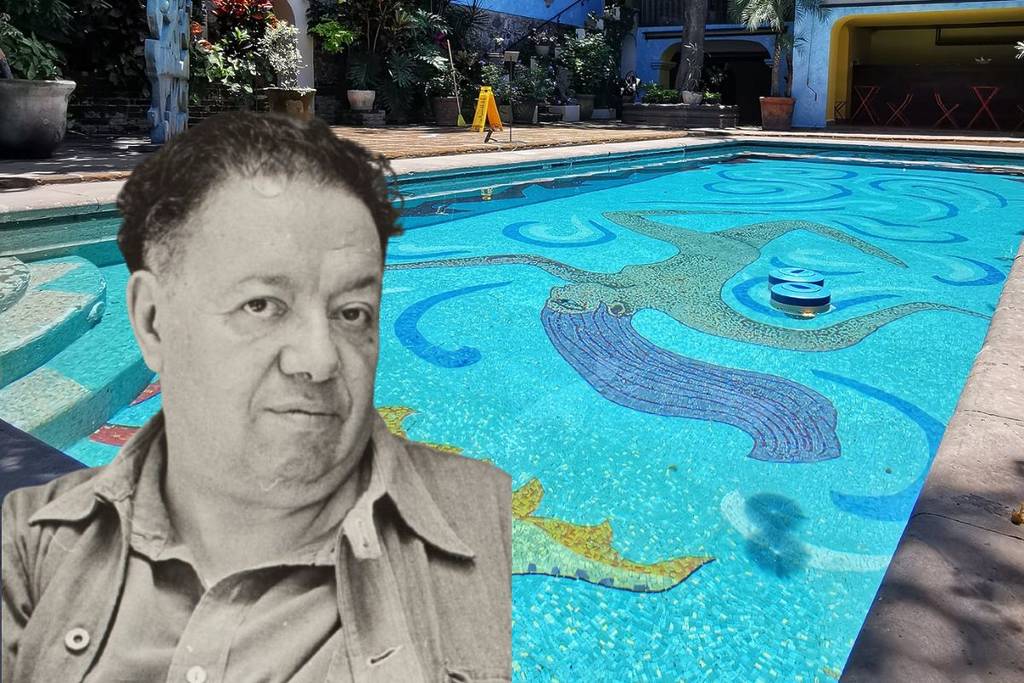 mural acuático diego rivera museo cassa gaia