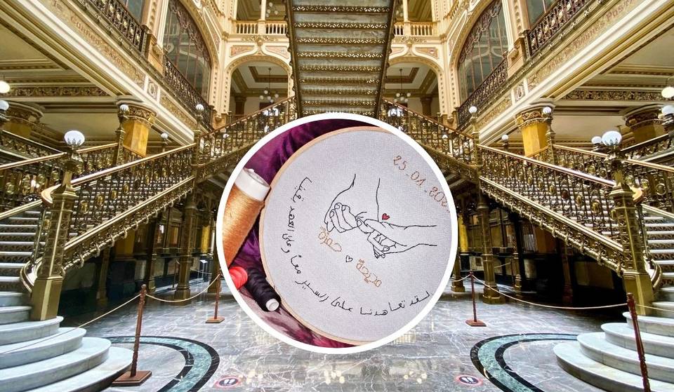 Exposición gratuita de cartas escritas sobre tela: el Palacio Postal resguarda estos mensajes que nunca llegaron a su destino