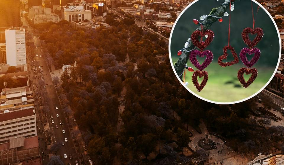 Alameda Enamorada: there will be karaoke, giant hearts, and free Valentine’s Day activities in Mexico City.
