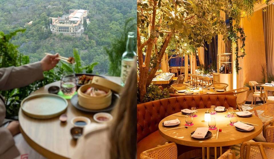 El restaurante de CDMX entre nubes donde podrás cenar sushi con vista al Bosque de Chapultepec