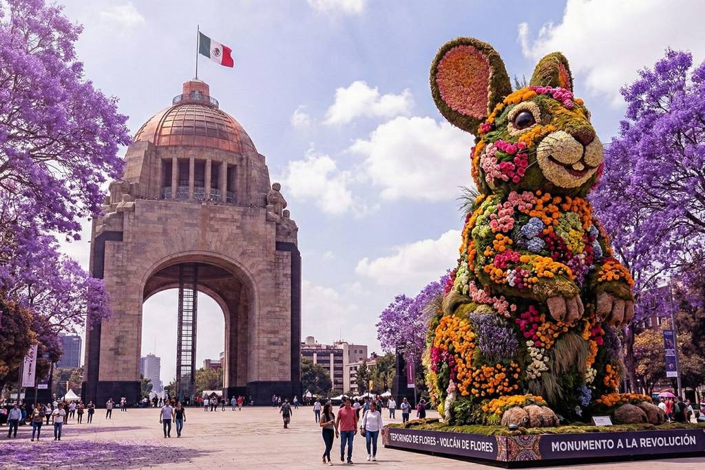 festival de flores 2026 monumento a la revolución