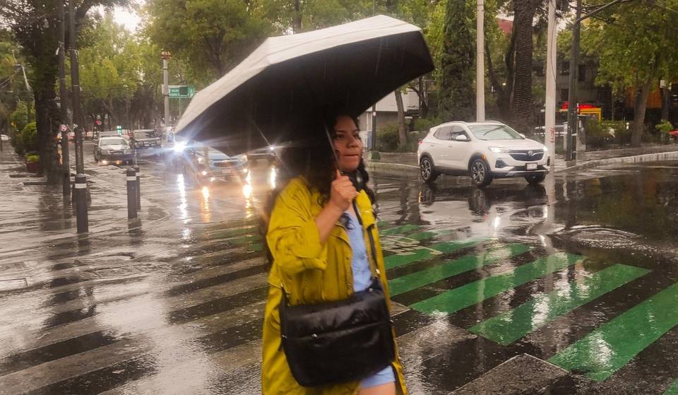 Tendremos varios días de lluvia y posibilidad de granizo en CDMX esta semana: que no te tomen por sorpresa