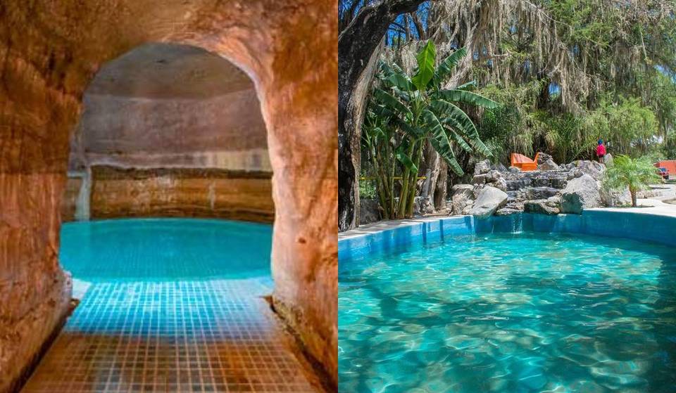 Ni hoteles de lujo ni spas caros: el balneario con jacuzzis naturales por $150 cerca de CDMX. Ofrece cabañas, aguas termales y más
