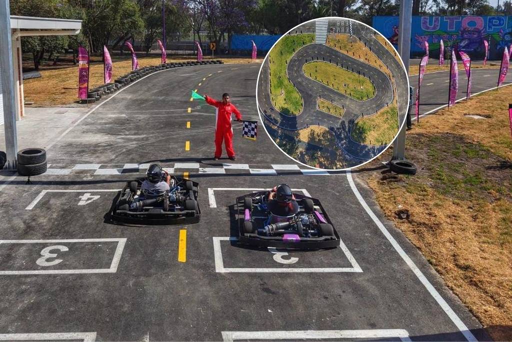 Free Go-Karts at Utopía Mixiuhca, Mexico City
