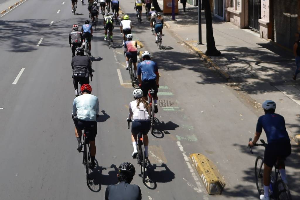 Rodada por la inauguración de la ciclovía de Tlalpan