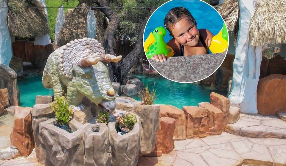 Children will enter the dinosaur-themed water park for free, and adults will pay only $100 for three days