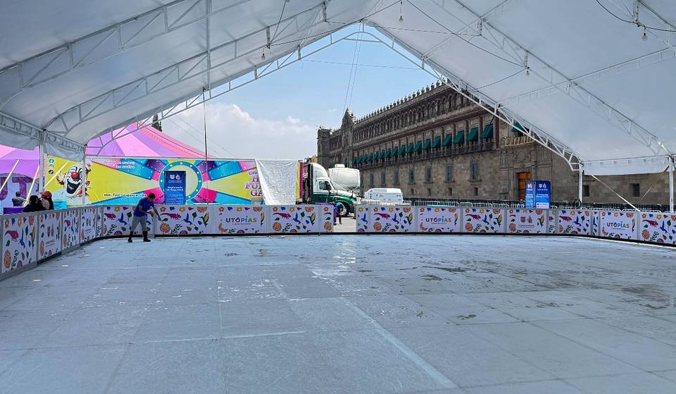 Horarios de la pista de hielo en el Zócalo por el Día del Niño: solo estará este fin de semana