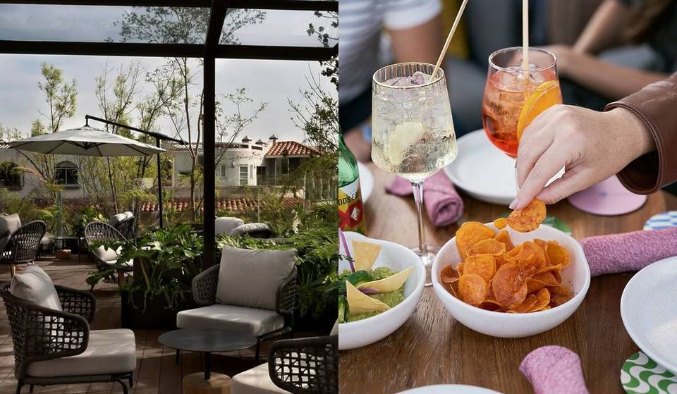 Picaña, grilled octopus, and fresh pasta: that’s what the station-style brunch will feature to celebrate Mom on this Mexico City terrace