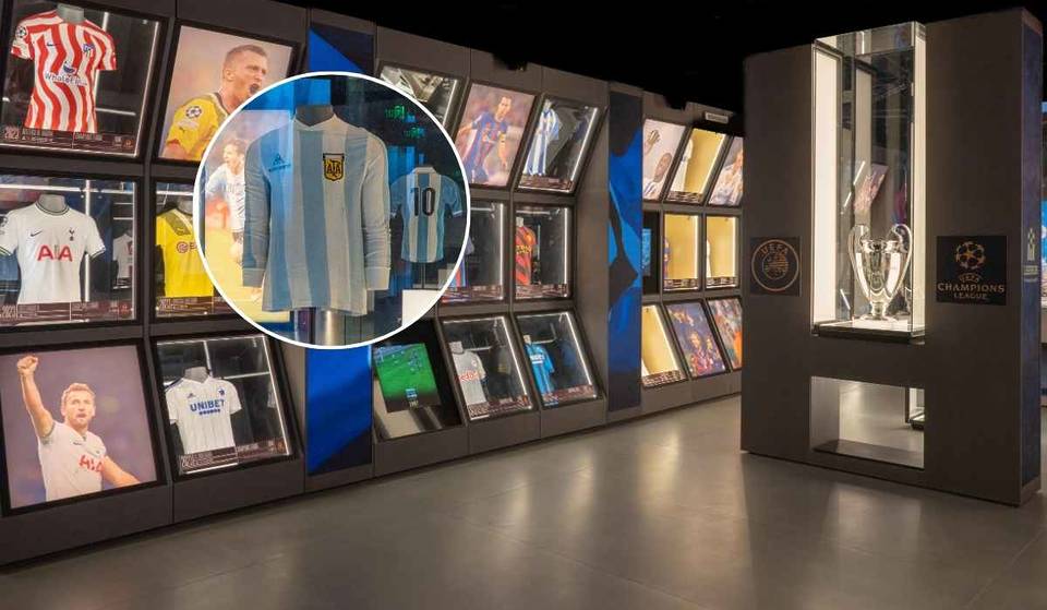 From Maradona’s 1986 jersey to Messi’s 2022 jersey: the soccer exhibition featuring 80 historic jerseys and trophies has opened its doors in Polanco
