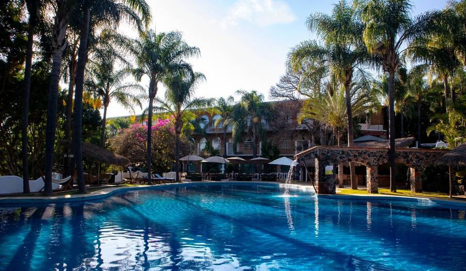 A day pass for $350 in this Magical Town near Mexico City: includes access to the pools and even a welcome margarita. Perfect for celebrating Mother’s Day!