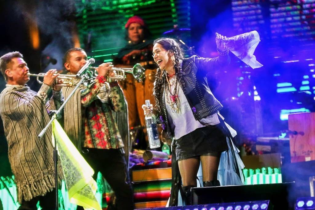 Lila Downs free concert in Mexico City