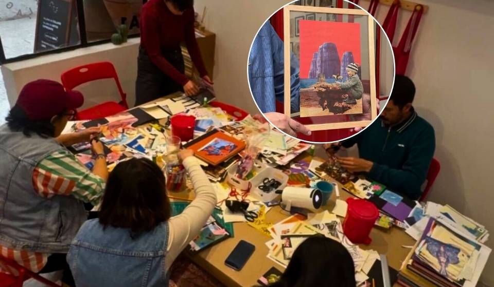 The secret club where you can create art with vintage magazines and a glass of wine in hand: discover Club Collage