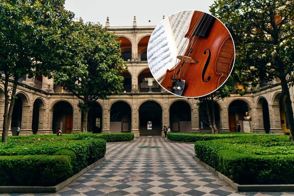 Concierto con temas de Bach en el Centro Histórico de CDMX