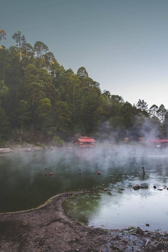 the Michoacán sulfur springs