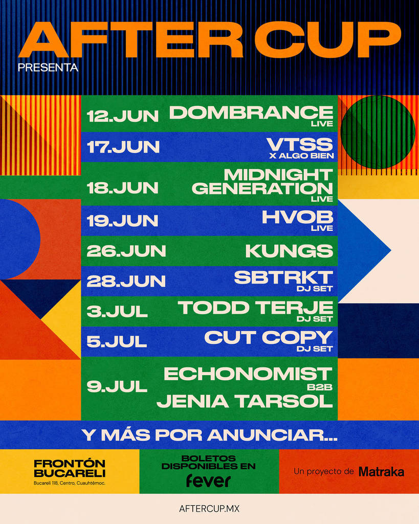 Aftercup lineup CDMX
